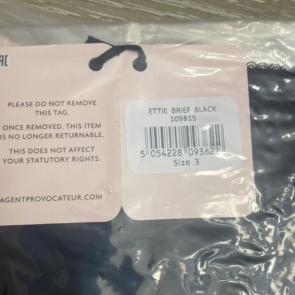 COPY - NWT Ettie Brief black AP 3 US6/AP 4 US8 - Picture 5 of 7